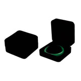 Black Velvet Bride Jewellery Box Gift Engagement Bangle Trinket Display