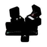 Black Velvet Bride Jewellery Box Gift Engagement Bangle Trinket Display