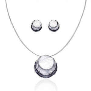 Cring Coco Round Pendant Necklace Geometric Choker Necklaces