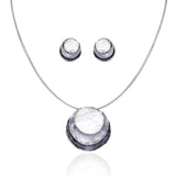 Cring Coco Round Pendant Necklace Geometric Choker Necklaces