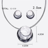 Cring Coco Round Pendant Necklace Geometric Choker Necklaces