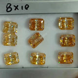 Champagne Pear Cut Moissanite Loose Gem for Drill Pen