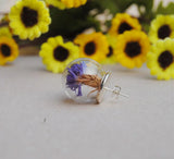 Glass Globe & Earring Base Set for DIY Earring Findings