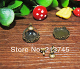 15mm Glass Globe Pendant Set with Bronze Base - 20 Sets