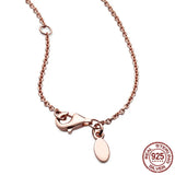 925 Sterling Silver Heart O Pendant for Cable Chain Necklace