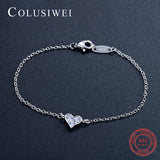 925 Silver CZ Bracelet Wedding Crystal Jewelry