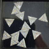 Triangle Cut Lab Grown Moissanite Loose Stones Pass Tester