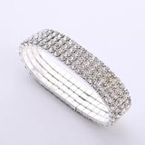 Crystal Stretch Shine Bracelets For Women Couple Girlsfriend Bangles