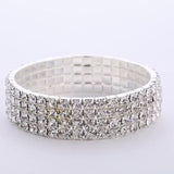 Crystal Stretch Shine Bracelets For Women Couple Girlsfriend Bangles
