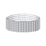 Crystal Stretch Shine Bracelets For Women Couple Girlsfriend Bangles