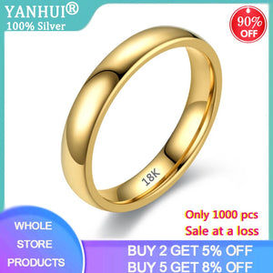 Never Fade Stainless Steel Rings for Couples