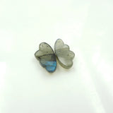 Labradorite Cabochons 20x10x4mm Faceted Natural Stone 2.8g