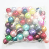 20mm 100pcs Mixed Acrylic Pearl Beads Chunky Jewelry
