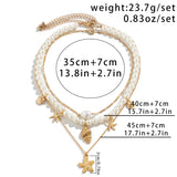 Bohemian Metal Chain Necklace Gothic Shell Pendant Trend Jewelry