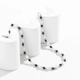 Crystal Beads Choker Punk Necklace Men
