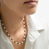 Crystal Beads Choker Punk Necklace Men