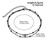 Gothic Metal Chain Clavicle Necklace Halloween Party Jewelry