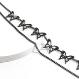 Gothic Butterfly Chain Necklace Punk Choker Cosplay Jewelry
