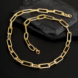 Gothic Creative Twisted Chain O-shaped Short Necklace Punk Thick Metal Clavicle