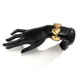 Gothic Exaggerated Heart Chain Bracelet for Women