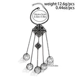 Gothic Hollow Metal Pattern Chain Bracelet Punk Halloween Cosplay Jewelry