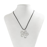 Geometric Flower Pendant Necklace Choker Party Jewelry