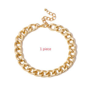 Punk Link Chain Anklets for Women Men Foot Ankle Bracelet