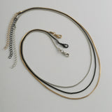 Punk Layered Box Chain Necklace Men's Clavicle Statement Jewelry