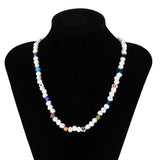 Y2K Colorful Acrylic Flower Choker Necklace