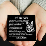 Men's Son Name Woven Bracelet Card Multi-layer Leather