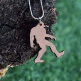 Wood Bigfoot Necklace