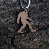 Wood Bigfoot Necklace
