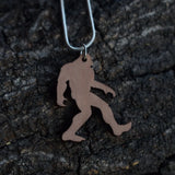 Wood Bigfoot Necklace