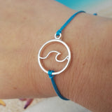 Dainty Wave Bracelet Surf Jewelry