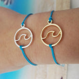 Dainty Wave Bracelet Surf Jewelry