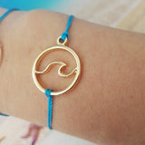 Dainty Wave Bracelet Surf Jewelry