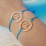 Dainty Wave Bracelet Surf Jewelry