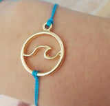 Dainty Wave Bracelet Surf Jewelry