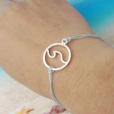 Dainty Wave Bracelet Surf Jewelry