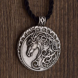 Horse Head Pendant Talisman Animal Charm Necklace Amulet Gift Jewelry
