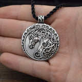 Horse Head Pendant Talisman Animal Charm Necklace Amulet Gift Jewelry