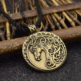Horse Head Pendant Talisman Animal Charm Necklace Amulet Gift Jewelry