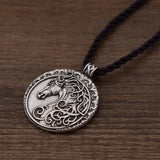 Horse Head Pendant Talisman Animal Charm Necklace Amulet Gift Jewelry