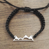 Mountain Love Friendship Bracelet with Mountain Charm