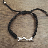 Mountain Love Friendship Bracelet with Mountain Charm