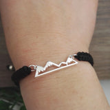 Mountain Love Friendship Bracelet with Mountain Charm