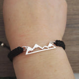 Mountain Love Friendship Bracelet with Mountain Charm