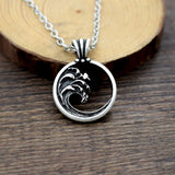 Ocean Wave Necklace Beach Vacation Gift