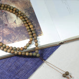 Sandalwood Moon Star Beads Bracelet Necklace Prayer Gift