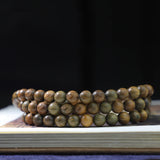 Sandalwood Moon Star Beads Bracelet Necklace Prayer Gift
